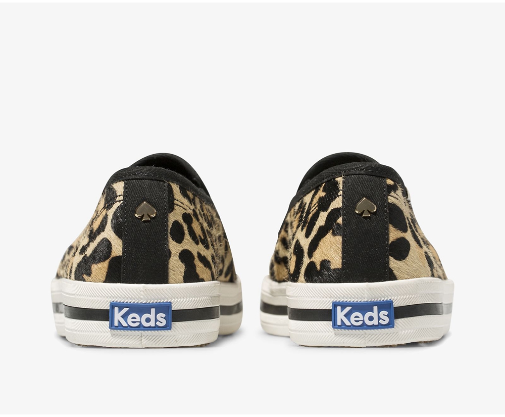 Slip Ons Keds Mujer Leopardo - Kate Spade New York Calf Hair Slip On - 398-XCZFMR